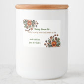 ホリデーシマーポットケント フードラベル (正面)