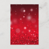 ホリデーシモダンック企業のクリスマスパーティーインビ エンクロージャーカード (裏面)