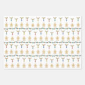 ホリデーシャメネキャッツラッピング紙シート ラッピングペーパーシート (正面3)