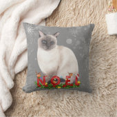 ホリデーシャメネキャットウォーター色 クッション (ブランケット)