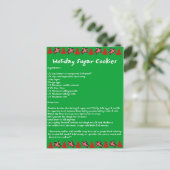 ホリデーシュガークッキー シーズンポストカード (スタンド正面)