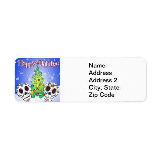 ホリデーシュガースカルラベル ラベル (正面)
