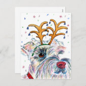 ホリデーシュナウツァーポストカード シーズンポストカード (正面/裏面)