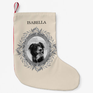 ホリデーシルベ葉リリース写真 スモールクリスマスストッキング