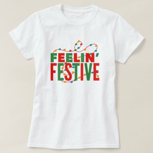 ホリデーシーズンが楽しくなる気分 Tシャツ (デザイン正面)