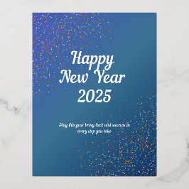 ホリデーシーズンにぴったりな箔押しポストカードです 箔シーズンポストカード