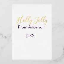 ホリデーシーズンに名前を家族と一緒に紫色の年を追加