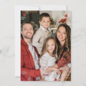 'ホリデーシーズンのオーム' ヨガとリースのホリデーカード シーズンカード (裏面)