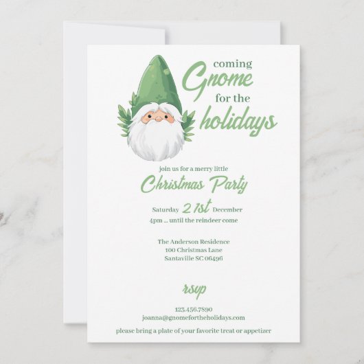 ホリデーシーズンのキュートなサンタジミー シーズンカード (正面)