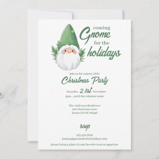 ホリデーシーズンのキュートなサンタジモシ シーズンカード (正面)