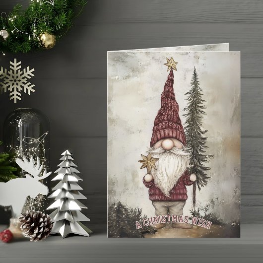 ホリデーシーズンのクリスマス・ノーム カード