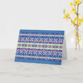 ホリデーシーズンのグリーティングカード カード (黄色い花)