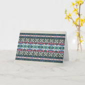 ホリデーシーズンのグリーティングカード カード (黄色い花)