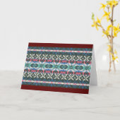 ホリデーシーズンのグリーティングカード カード (黄色い花)