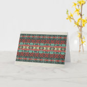 ホリデーシーズンのグリーティングカード カード (黄色い花)