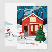 ホリデーシーズンのグリーティングカード シーズンカード (正面/裏面)