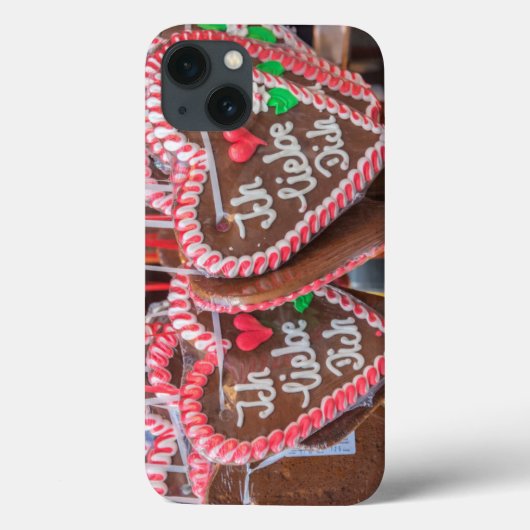 ホリデーシーズンのジンジャーブレッドハートに恋して Case-Mate iPhoneケース (裏面)