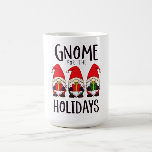 ホリデーシーズンのノーム クリスマスマグ コーヒーマグカップ (中央)