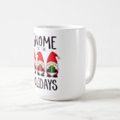 ホリデーシーズンのノーム クリスマスマグ コーヒーマグカップ (正面右)
