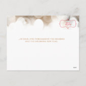 ホリデーシーズンのポストカード シーズンポストカード (裏面)