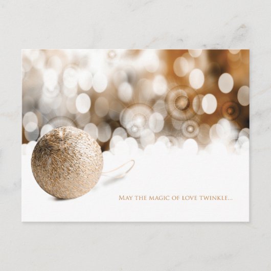 ホリデーシーズンのポストカード シーズンポストカード (正面)