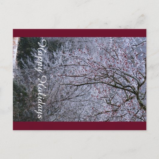 ホリデーシーズンのポストカード シーズンポストカード (正面)