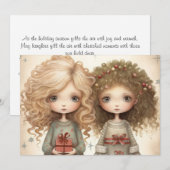 ホリデーシーズンの喜びをみんなに　ホリデーカード シーズンカード (正面/裏面)