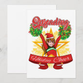 ホリデーシーズンの喜びを広げる チアリーディング クリスマス (正面/裏面)