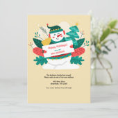 ホリデーシーズンの引っ越しのお知らせ 招待状 (スタンド正面)