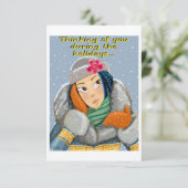 ホリデーシーズンの思いやりカード カード (スタンド正面)