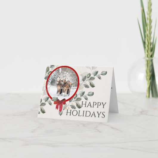 ホリデーシーズンの挨拶カード シーズンカード (正面)