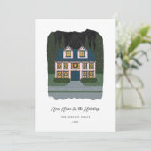 ホリデーシーズンの新しい家 イラスト シーズンカード (スタンド正面)