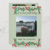 ホリデーシーズンの新しい家 シーズンカード (正面/裏面)
