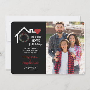 ホリデーシーズンの新しい家 フォト ホリデー カード