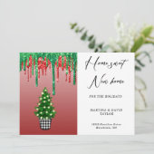 ホリデーシーズンの新ホームお知らせカード シーズンカード (スタンド正面)