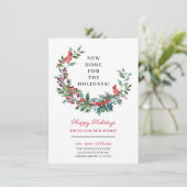 ホリデーシーズンの新居お披露目お知らせ 招待状 (スタンド正面)