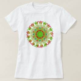 ホリデーシーズンの楽しみ 伝統的な色合い Tシャツ