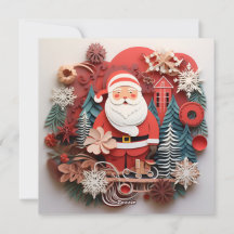 ホリデーシーズンの装飾されたクリスマスグリーティングカード