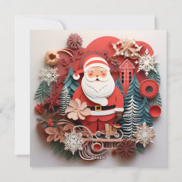 ホリデーシーズンの装飾されたクリスマスグリーティングカード シーズンカード