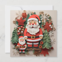 ホリデーシーズンの装飾されたクリスマスグリーティングカード