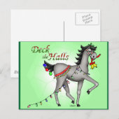 ホリデーシーズンの装飾 シーズンポストカード (正面/裏面)