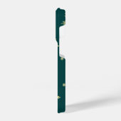 ホリデーシーズンの金ゴールドの色 iPhoneケース (左側面)