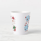 ホリデーシーズンの雰囲気を盛り上げるクリスマスマグカップ カフェラテマグ (正面)