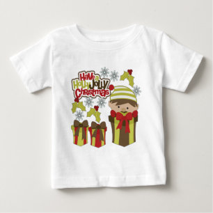 ホリデーシーズンをハッピーに過ごそう ベビーTシャツ