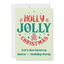 ホリデーシーズンをハッピーに!レトロな「Holly Jolly Christmas」デザイン