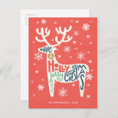 ホリデーシーズンを楽しく過ごして シーズンポストカード (正面/裏面)