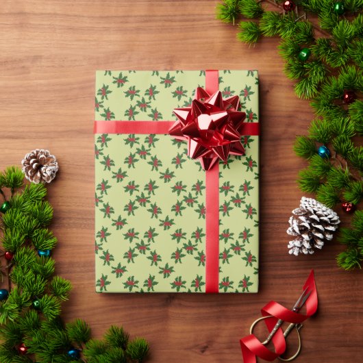 ホリデーシーズンを華やかに ラッピングペーパー (クリスマスギフト)