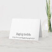 ホリデーシーズンを迎える シーズンカード (裏面)