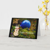 ホリデーシーズンカード カード (黄色い花)