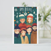 ホリデーシーズンカード サンキューカード (スタンド正面)